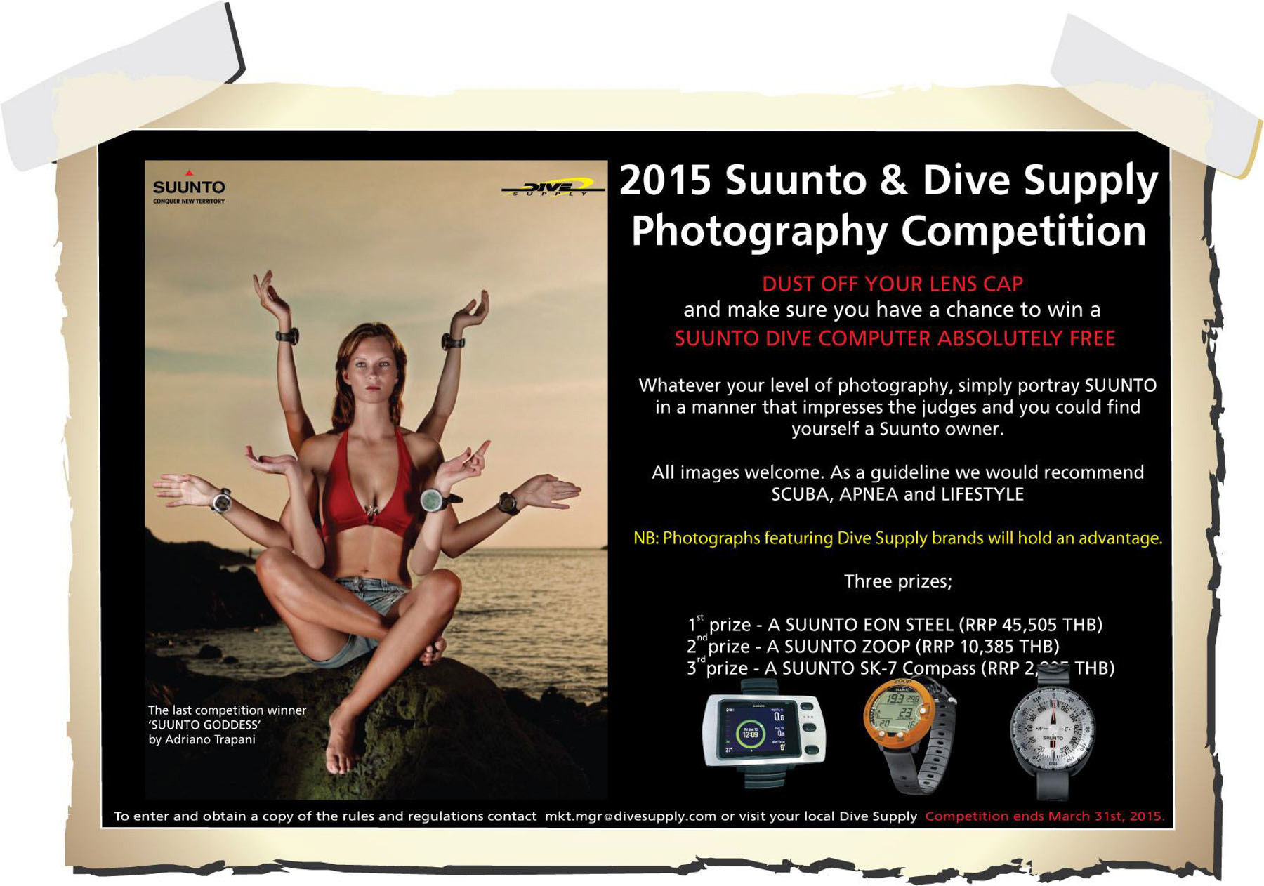 Blog Dive supply with Suunto product photo competition 29 april 2013.